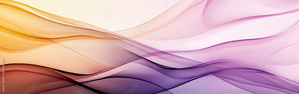 Leinwandbilder elegant pencil strokes create a harmonious gradient of colors transitioning smoothly from warm hues 