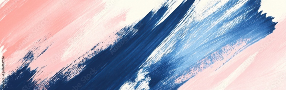 Aufkleber Pencil strokes create a blend of translucent colors in an abstract composition