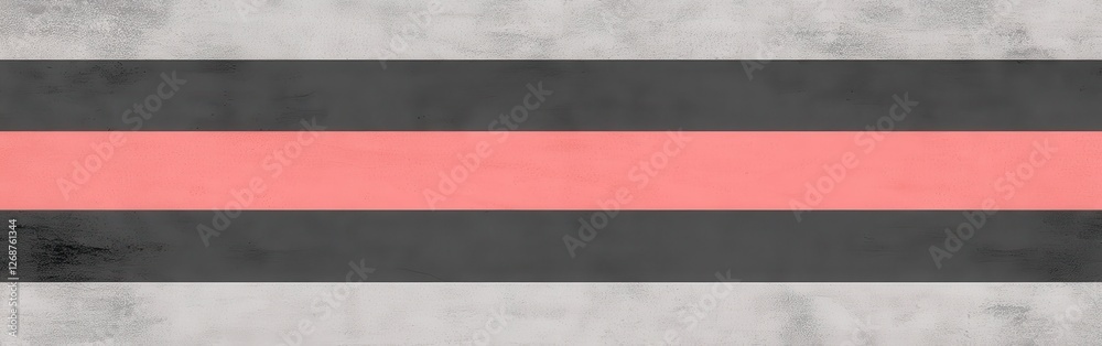 Poster Elegant coral and gray horizontal bands create a modern and stylish background design suitable for various uses