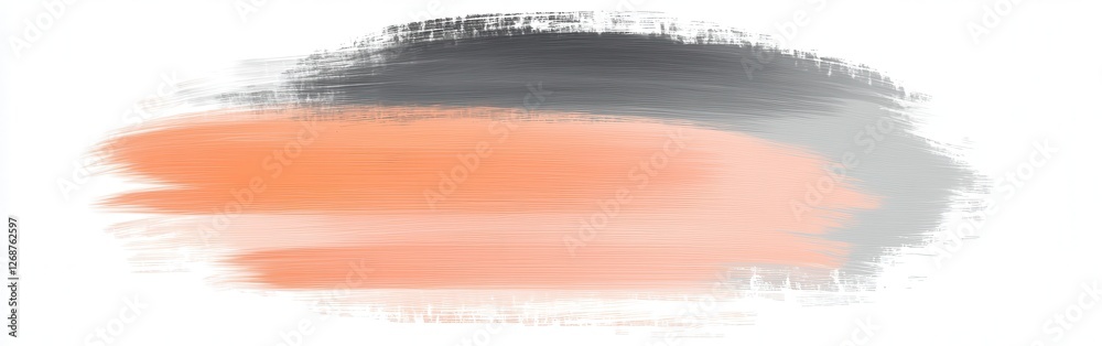 Poster Abstract pencil strokes create a gradient circle with soft hues blending seamlessly into one another