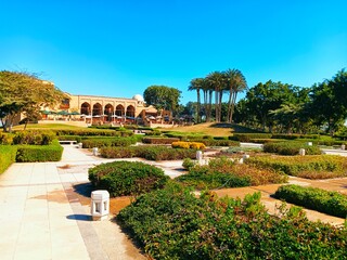 Al-Azhar Park in Cairo in Egypt