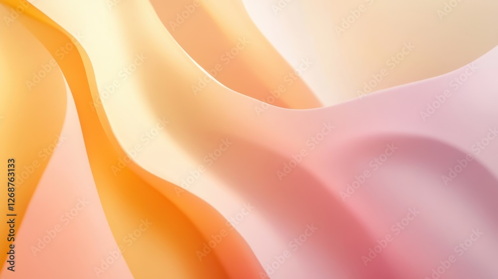 Poster abstract gradient background showcasing soft muted tones in flowing patterns for creative design use