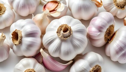 Garlic Isolated on white background