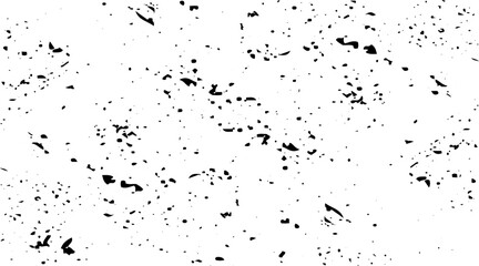 Dirty monochrome pattern of the old worn surface. Grunge background of black and white. Abstract illustration texture of cracks, chips, dot.