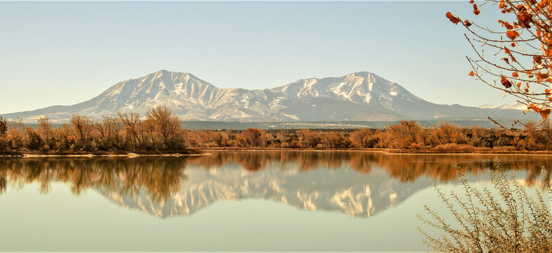 The Spanish Peaks are a pair of prominent mountains located in southwestern Huerfano County, Colorado. The Spanish Peaks were designated a National Natural Landmark in 1976.