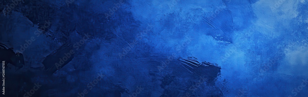 Aufkleber Rich cobalt blue textured background with subtle variations creating depth and intrigue in design