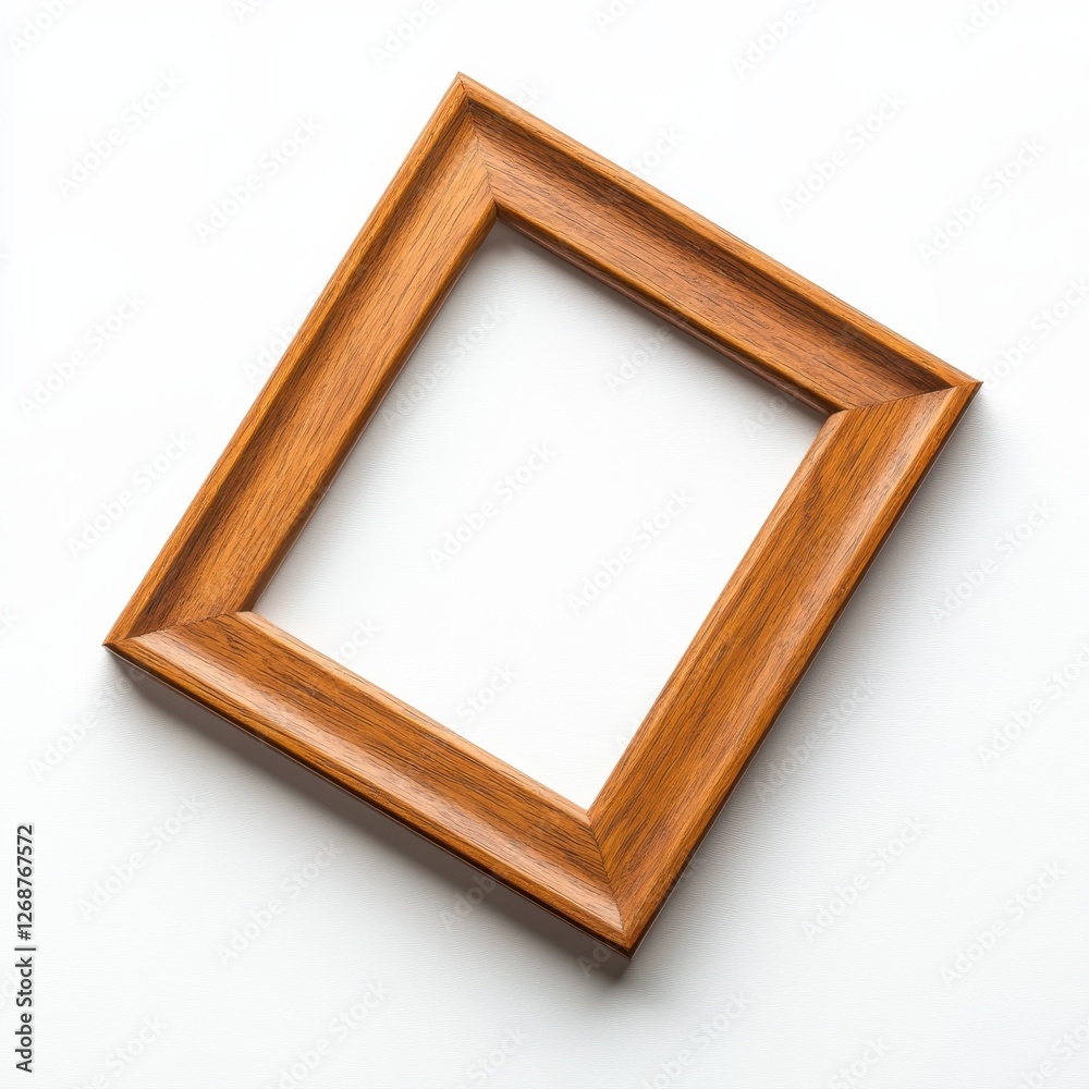 Poster elegant polished wooden picture frame designed for displaying cherished memories in a stylish way