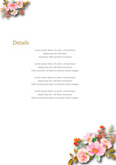 Beautiful wedding invitation cards