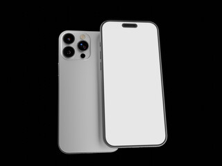 3D rendered smartphone for mockup