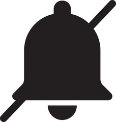 Alarm, alert, ring, silent icon