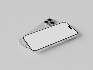3D rendered smartphone for mockup