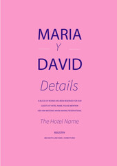 Beautiful wedding invitation cards