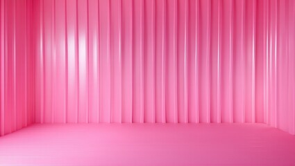 pink curtains with white background
