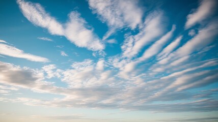 blue sky with clouds