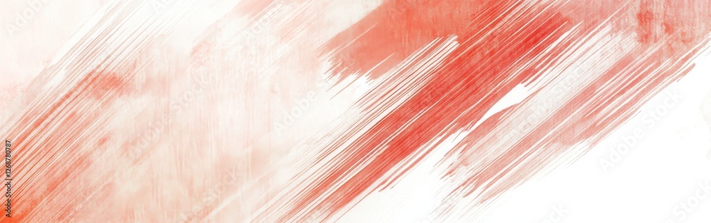 Aufkleber abstract pencil strokes create a soft wash of muted coral tones
