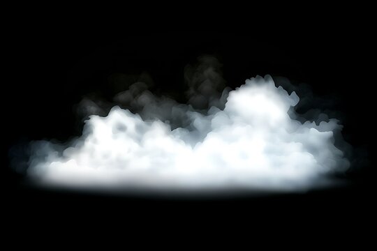 Clouds on blue background. 3d rendering. Cloud computing concept