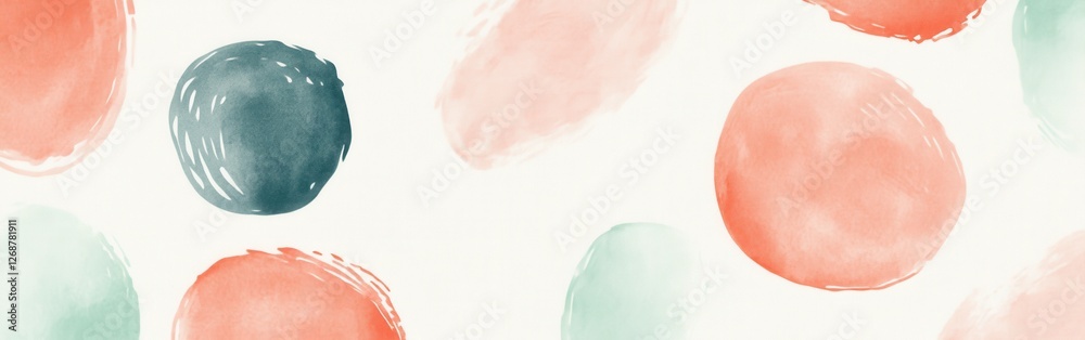 Poster abstract dotted pencil strokes pattern showcasing soft pastel colors and unique shapes for creative 
