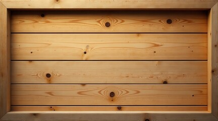 Naklejka premium Rustic Wooden Crate Frame Background Ideal for Design Projects and Textural Enhancements