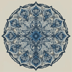 ornamental round lace doily pattern