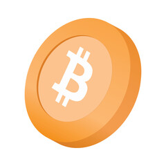 Bitcoin vector icon design
