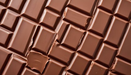 close up a chocolate bar isolated on white background