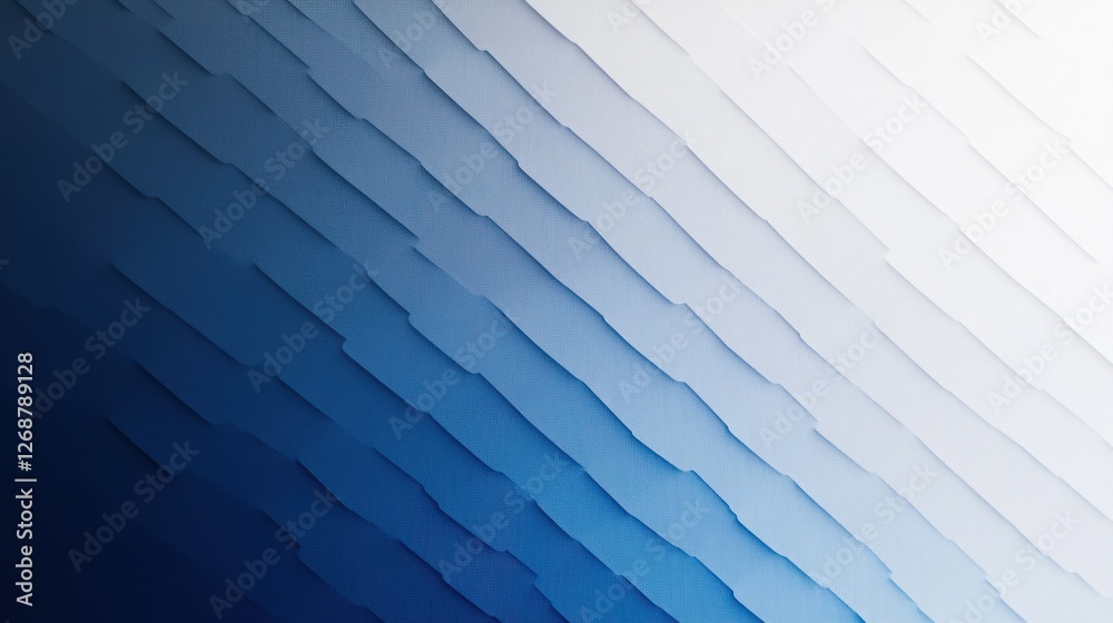 Fototapete cool-toned gradient blending shades of blue and white with textured layers creating a serene visual 