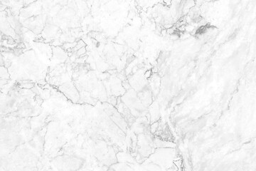 White marble texture with natural pattern for background or design artwork.
