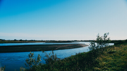 アイスランド南部の美しい風景