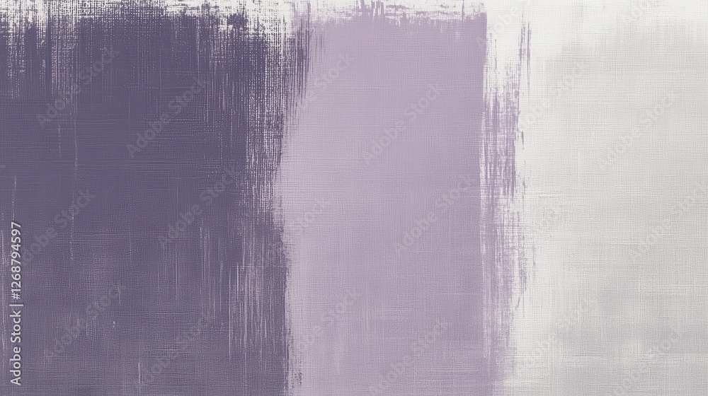 Aufkleber Elegant gradient fill with smooth muted shades transitioning from deep violet to soft lavender and white