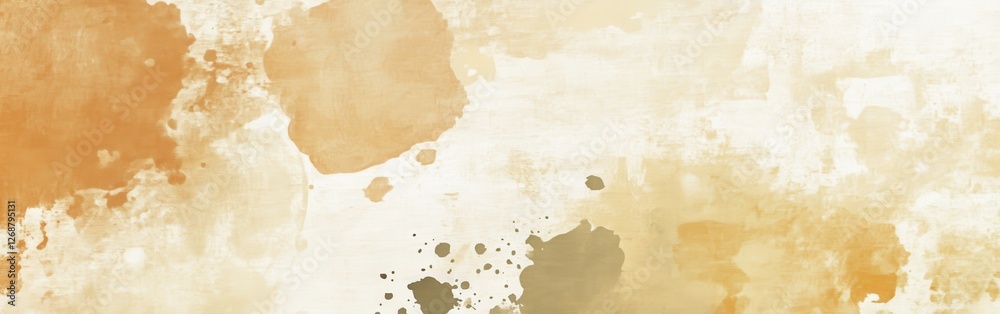 Aufkleber Abstract composition featuring pencil strokes and colorful splashes on a textured background