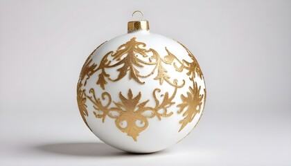 christmas ball, isolated on white background