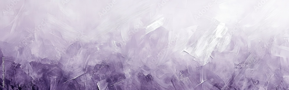 Poster Abstract pencil strokes create a dynamic composition with soft purple hues blending seamlessly