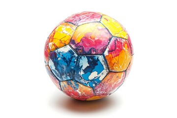 Soccer ball isolated on white background