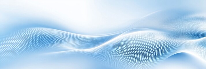 Abstract blue waves with smooth flowing patterns and light reflections for digital backgrounds, posters, banners, and presentation designs