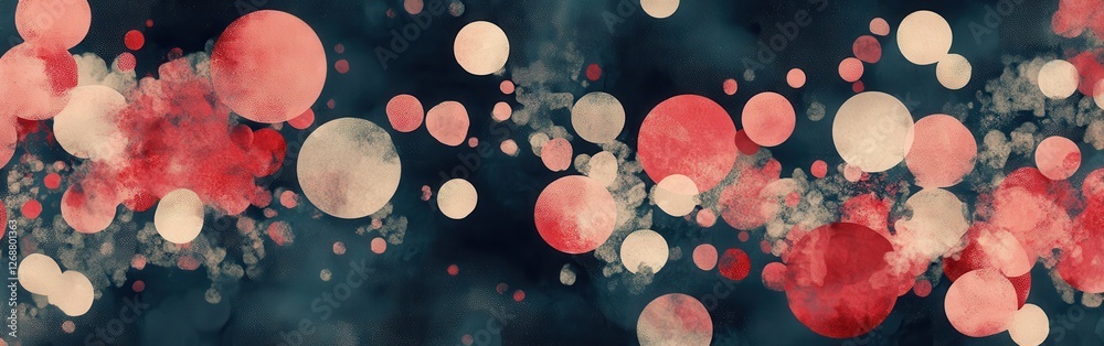 Leinwandbilder soft pink romantic bokeh pattern creating a dreamy atmosphere filled with light and color during a s