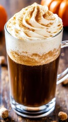 Pumpkin Spice Latte with Whipped Cream