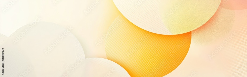 Fototapete Soft abstract geometric patterns with pale colors create a harmonious and soothing visual experience in a minimalist design approach