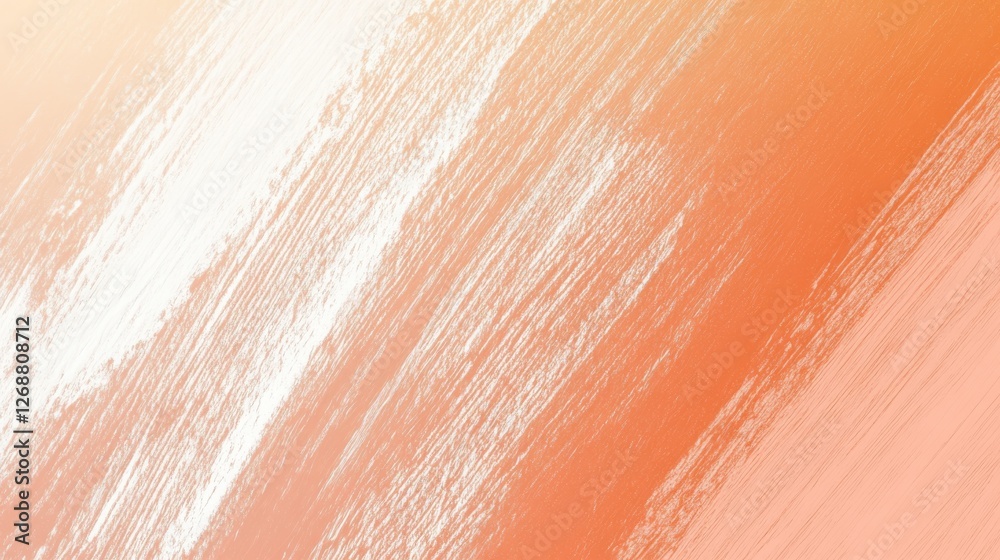 Poster Minimalist pencil strokes create a gradient of warm and soft colors in an artistic design