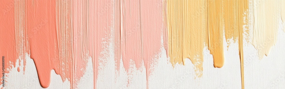 Poster minimalist pencil stroke composition featuring soft pastel colors and subtle texture on white backgr