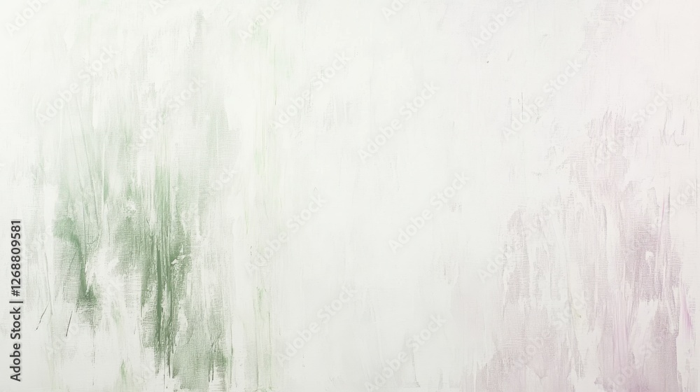 Poster Elegant white canvas adorned with soft pencil detailing in a serene artistic space during midday