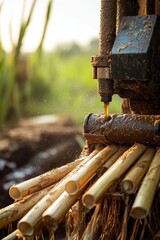 Cane processing sugarcane machinery processing industrial production sugarcane plants.