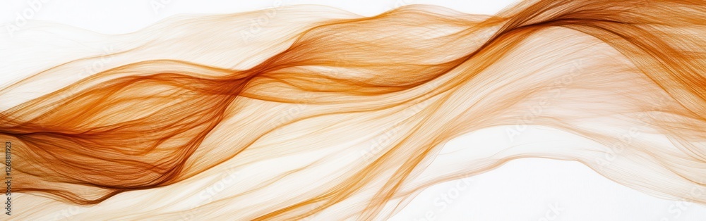 Poster Abstract flowing lines created with pencil strokes showcase dynamic movement and rhythm in a minimalist design, emphasizing fluidity and texture
