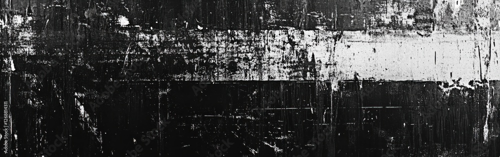 Poster scratched industrial background showcasing a worn texture with contrasting dark and light streaks