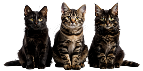 Adorable Fluffy Cat with Playful Expression.Curious Kitten Looking Up with Bright Eyes.AI generated.