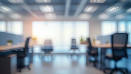 blurred modern office room background, Office Meeting Room Blur, office space