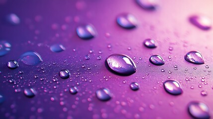 air bubbles in transparent liquid in colorful pink neon light