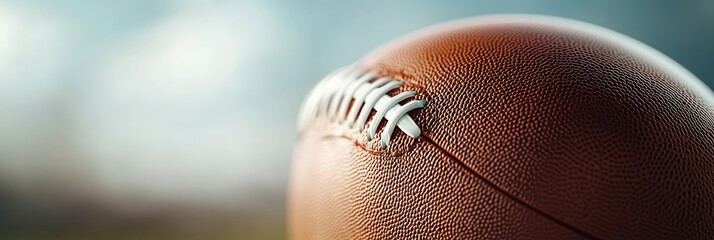 Fototapeta premium Close-up of an American Football.