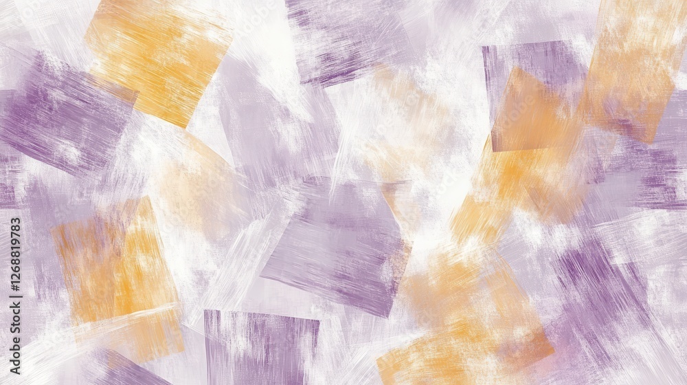 Aufkleber soft pencil strokes create a gentle and artistic background in shades of lavender and amber for vari