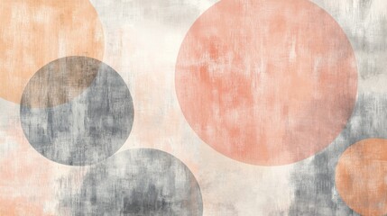 Elegant backdrop of intertwined pencil strokes and circular shapes in soft pastel colors creating a serene atmosphere for creative expression