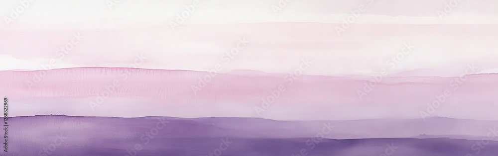 Aufkleber Soft watercolor gradients in purple shades create a tranquil and calming background for creative projects or relaxation spaces